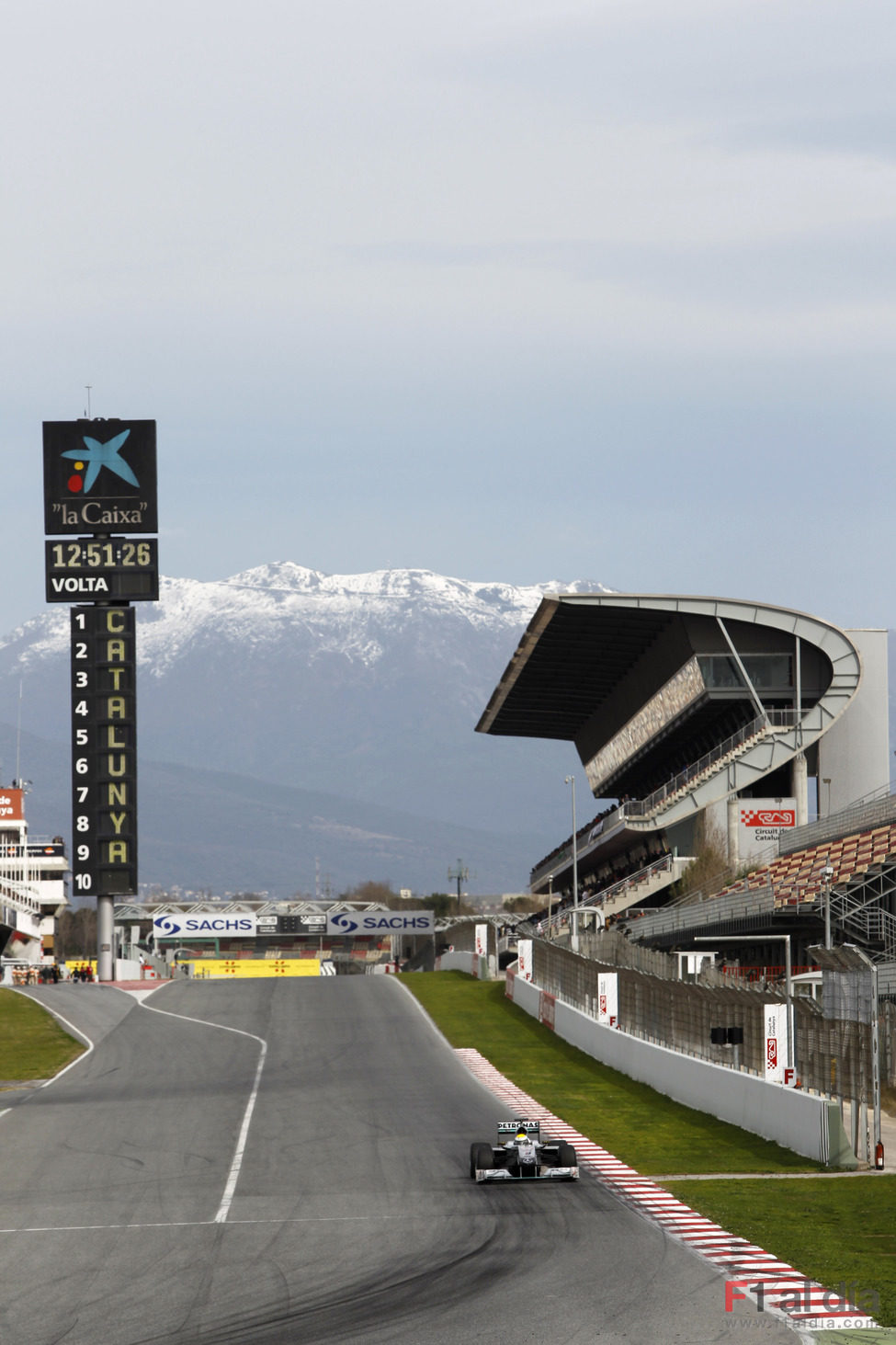Nico en el Circuit de Catalunya