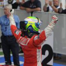 Massa celebra su victoria