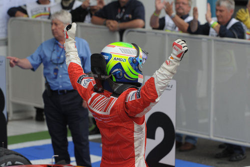 Massa celebra su victoria
