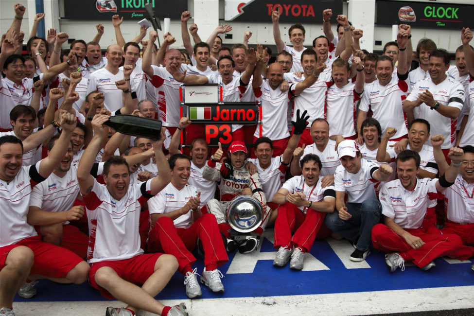 En Toyota también celebran el tercer puesto