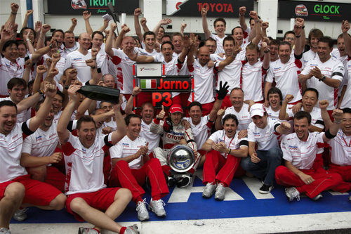 En Toyota también celebran el tercer puesto