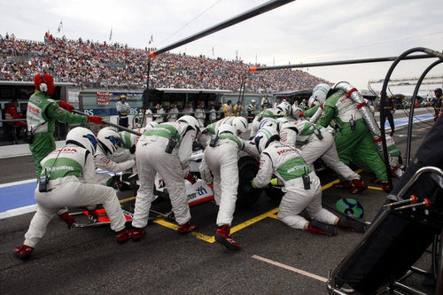 Pit-stop de Barrichello