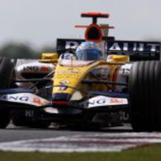 Fernando Alonso en Silverstone