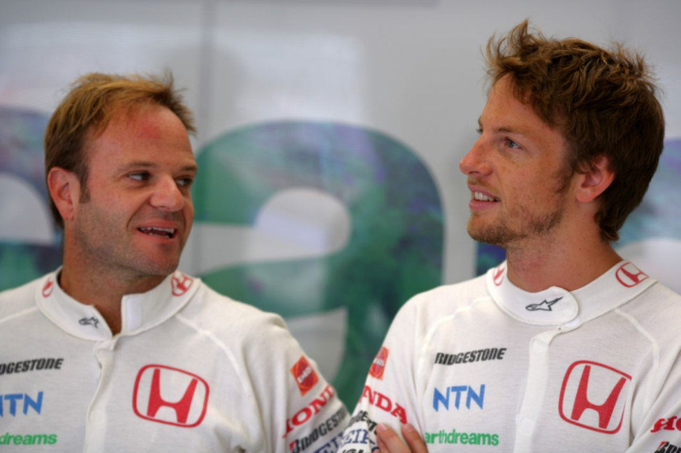 Barrichello y Button