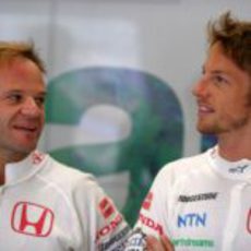 Barrichello y Button