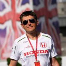 Fry llega a Silverstone