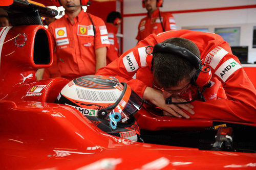 Raikkonen y Dyer en Silverstone