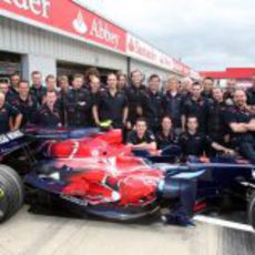 El equipo Toro Rosso