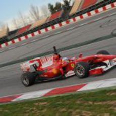 El Ferrari F10 en acción