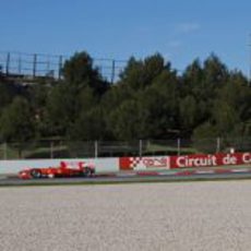 Ferrari en el Circuit de Catalunya