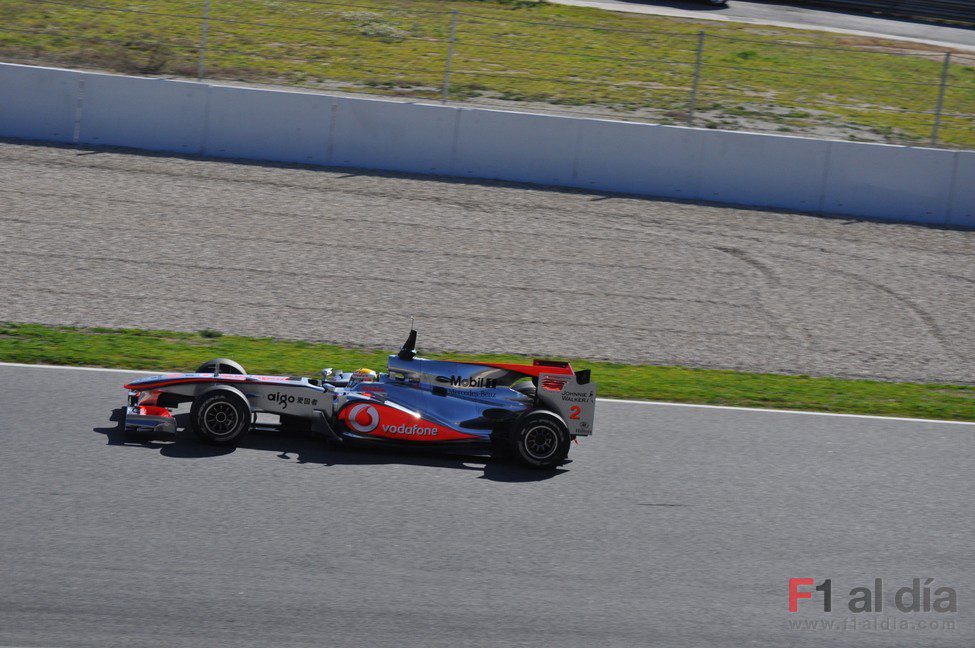 Hamilton en el MP4-25