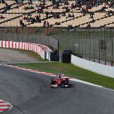 El Ferrari sobre el trazado español