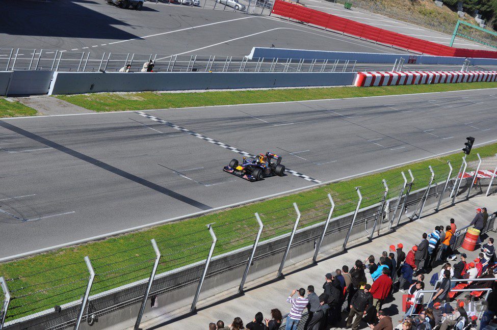 Vettel ante el público español