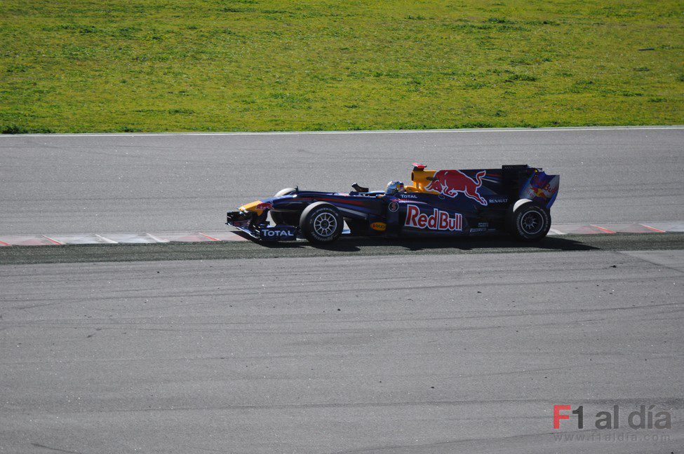 Vettel con el Red Bull RB6