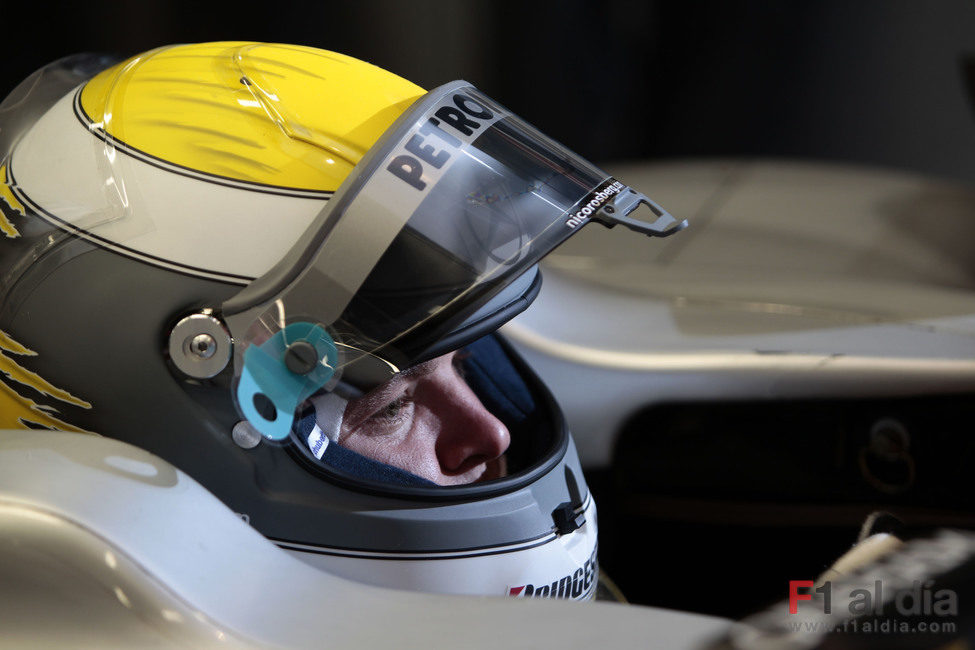 Rosberg muy concentrado