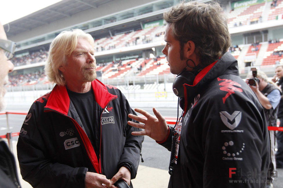 Richard Branson y Andy Soucek