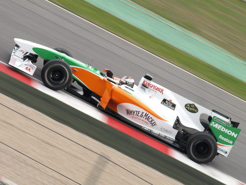 Sutil con el VJM03