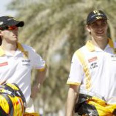 Kubica y Petrov en Bahréin