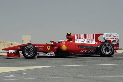 El F10 pilotado por Alonso
