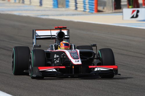 Chandhok en pista con el Hispania