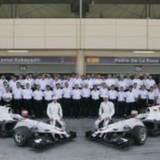 Foto de familia de Sauber