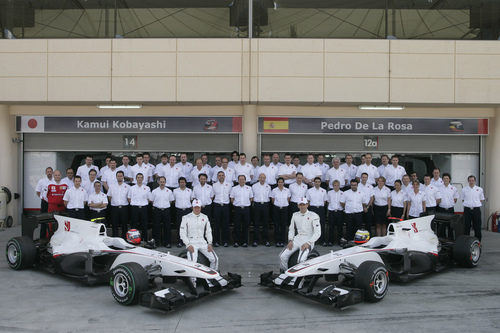 Foto de familia de Sauber