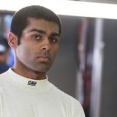 Karun Chandhok en su primer GP