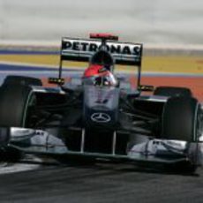 Schumacher en su regreso a las carreras