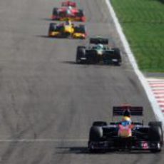 Alguersuari en su primer GP de 2010