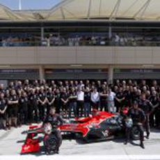 Foto de familia de Virgin Racing