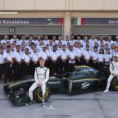 Foto de familia de Lotus Racing