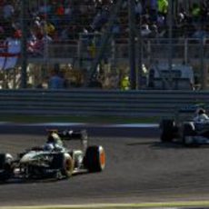 Rosberg se acerca a Trulli