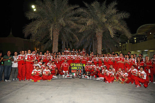 Ferrari celebra el triunfo