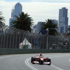 El segundo monoplaza de Ferrari en pista