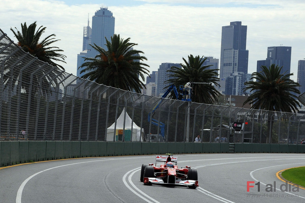 El segundo monoplaza de Ferrari en pista