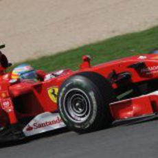 Fernando pone a punto el F10