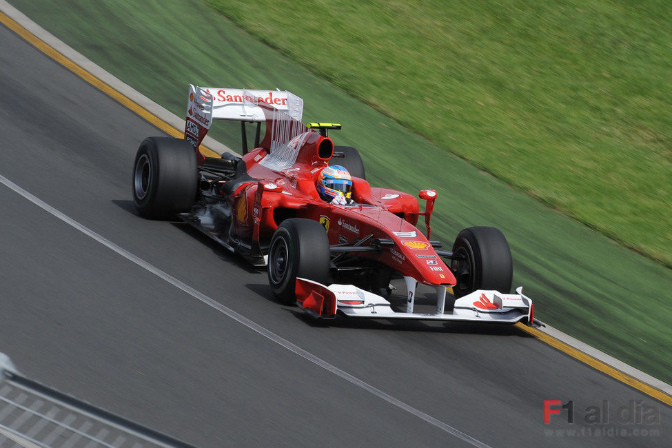 Alonso a toda velocidad