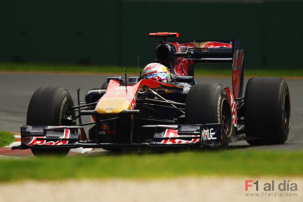 Buemi en la pista de Melbourne