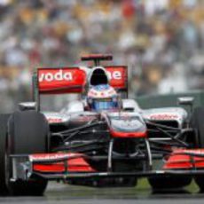 El vigente Campeón en el McLaren