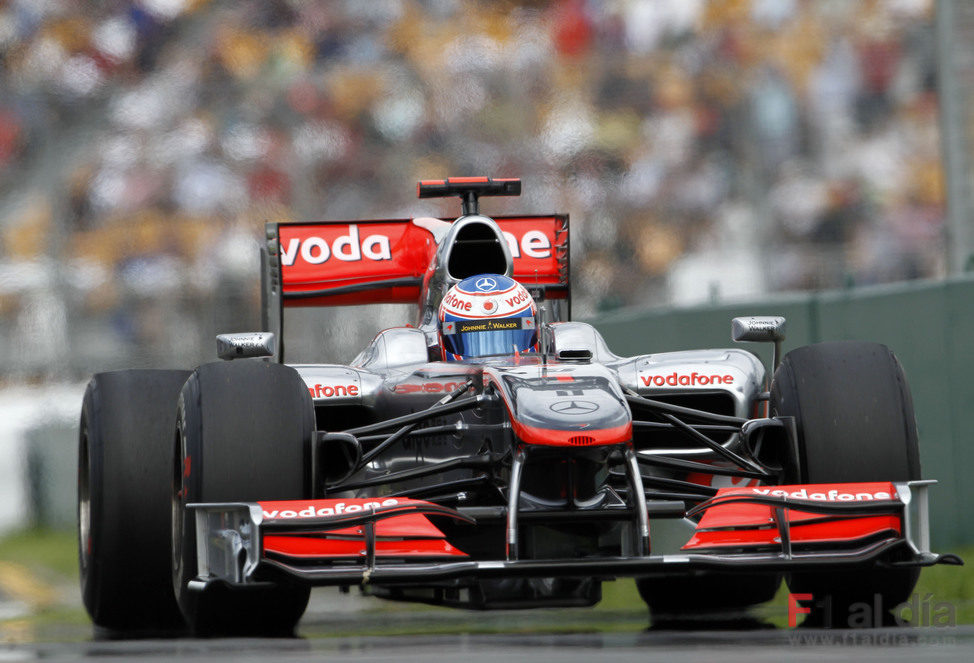 El vigente Campeón en el McLaren