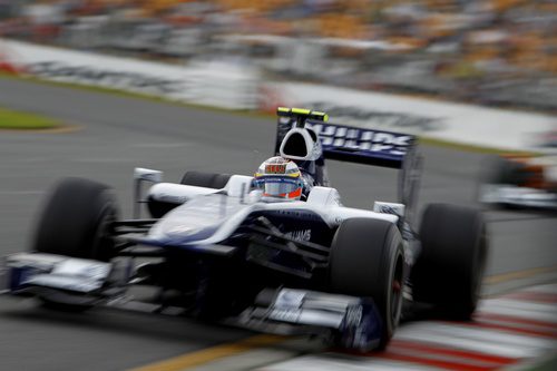 El FW32 pilotado por Hülkenberg