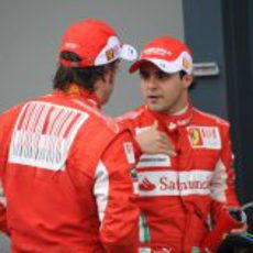 Massa habla con Alonso