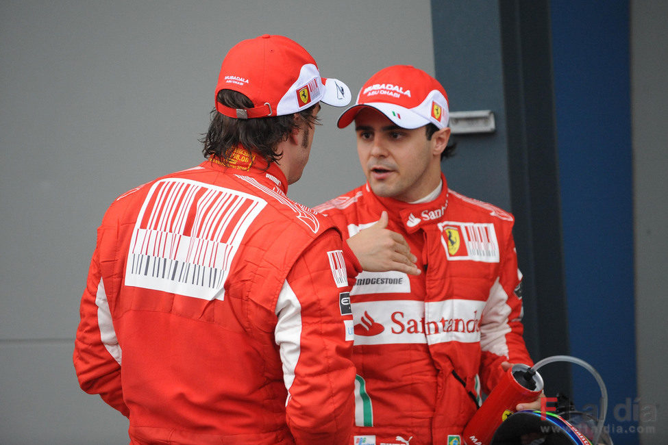 Massa habla con Alonso