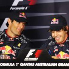 Sebastian Vettel se venga de Mark Webber en Australia