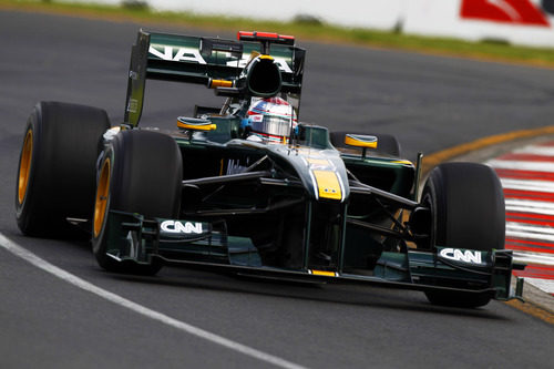 Jarno Trulli pone a punto el Lotus en Australia