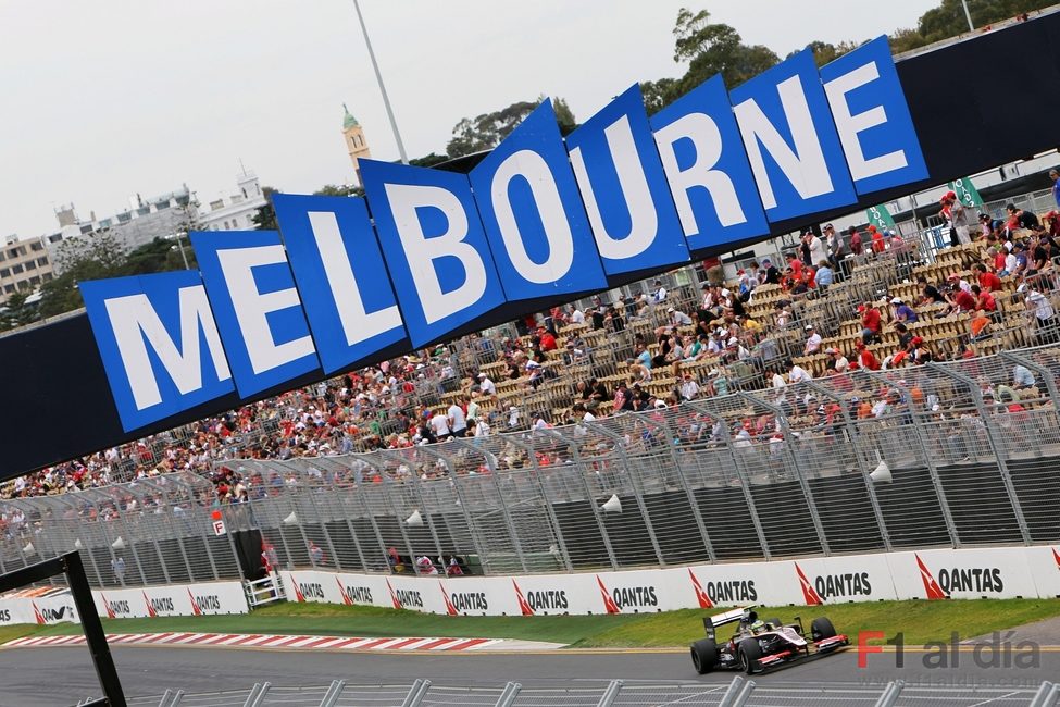 Bruno Senna en Melbourne 2010