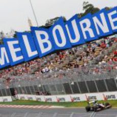 Bruno Senna en Melbourne 2010