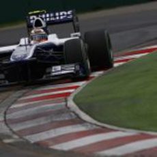 Nico Hülkenberg rueda en Melbourne