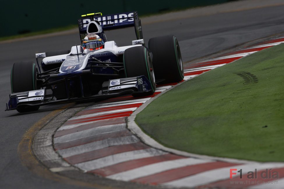 Nico Hülkenberg rueda en Melbourne