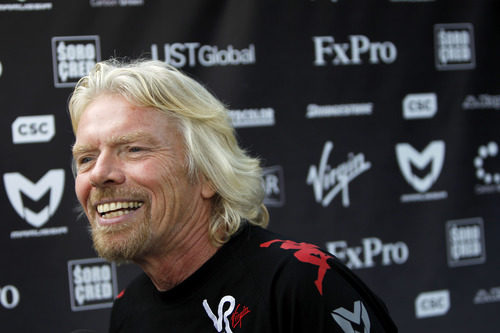 Richard Branson se divierte en Australia